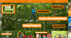 Desktop Screenshot of feinklettern.de